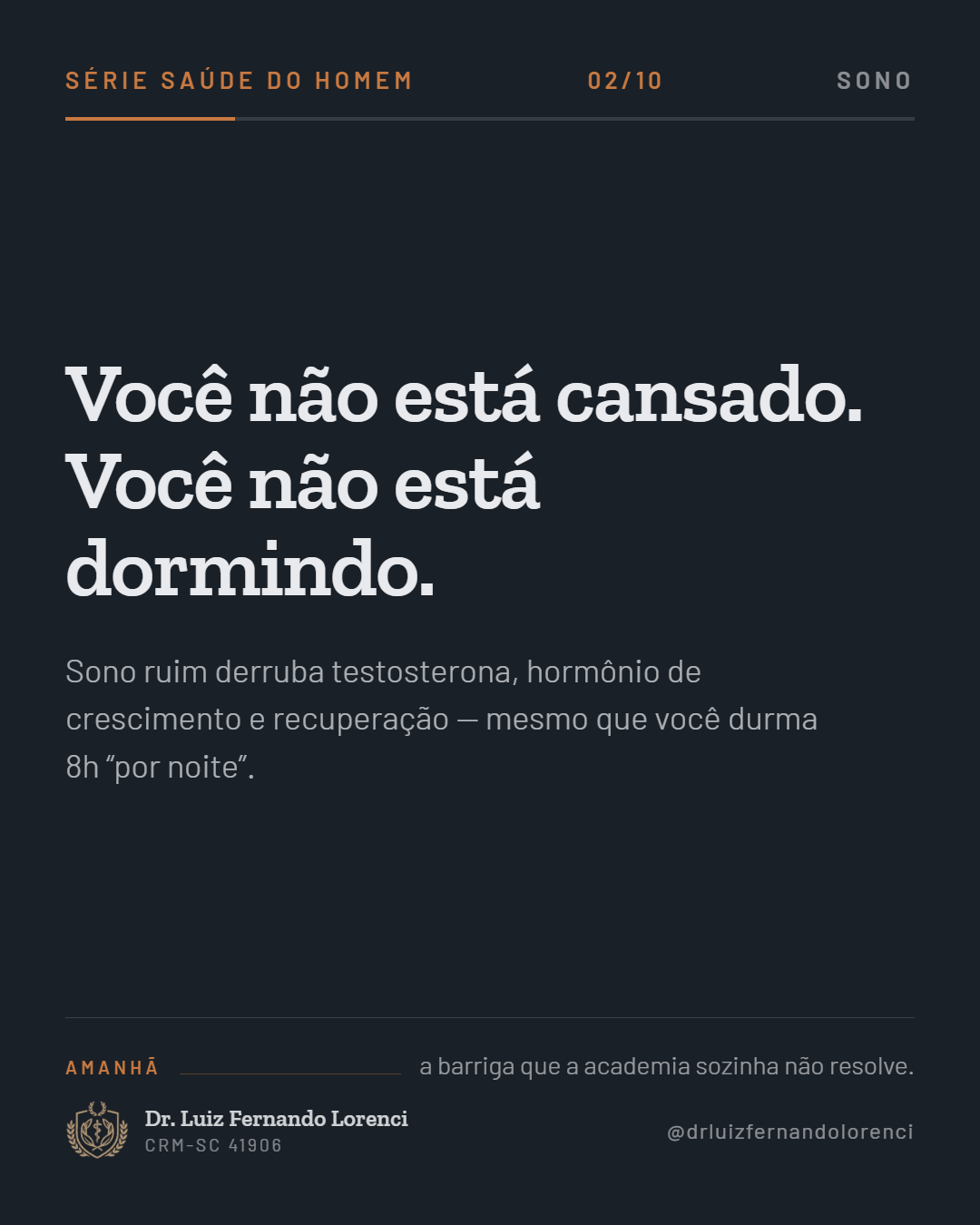 Sono e testosterona: por que o hormônio do homem depende da noite que ele não teve
