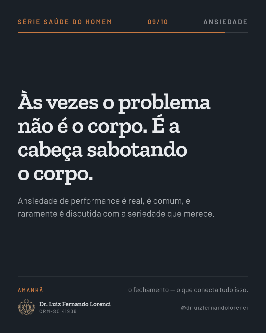 Ansiedade de desempenho: quando a cabeça sabota um corpo saudável