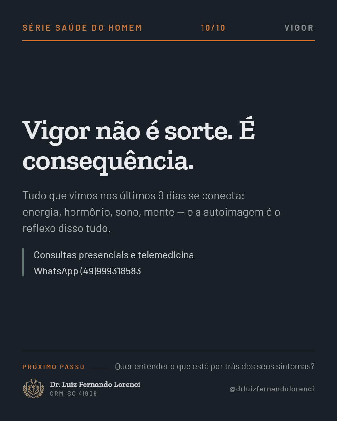 O corpo não tem departamentos: por que hormônio, sono, força e cabeça só entregam vigor juntos